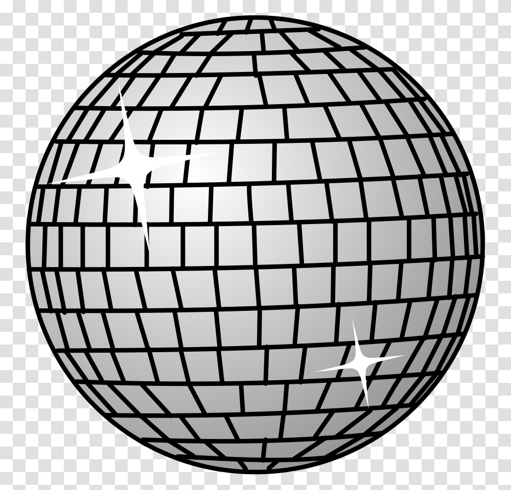 Discoteca Bola Espelho Reflexo Brilhante Vidro Disco Ball Clipart Free, Sphere Transparent Png