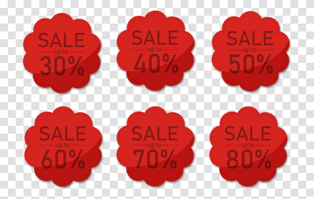 Discount Closeout The Price Tag Action Label Sale 30 40 50, Plant, Hand, Heart Transparent Png