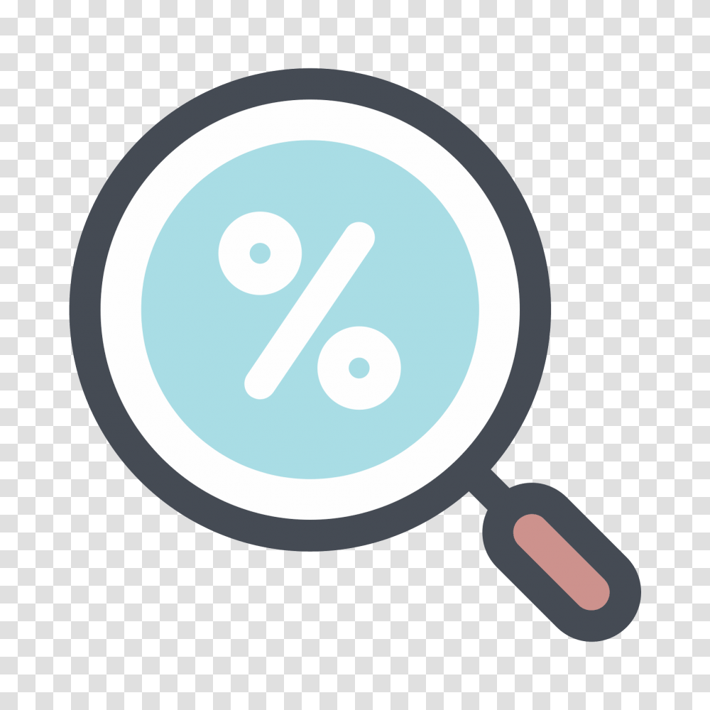 Discount Finder Icon, Magnifying Transparent Png