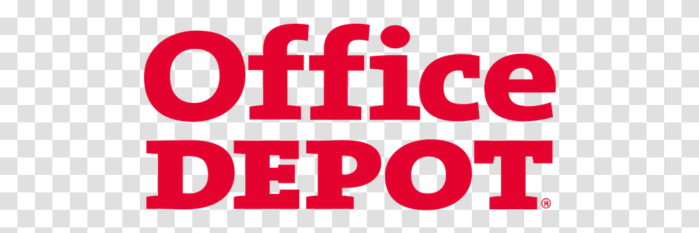 Discount Office Depot Program Logo Office Depot, Text, Word, Alphabet, Symbol Transparent Png