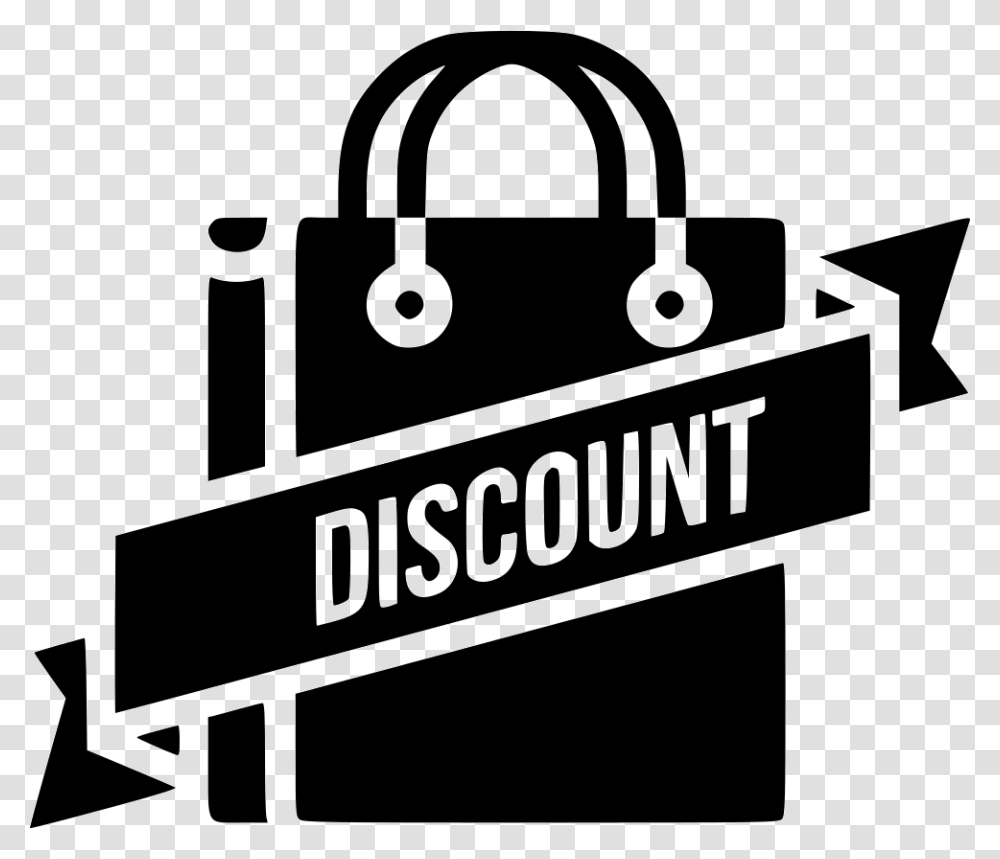 Discount Ribbon Carry Bag Cart Online Tag Label Label Discount, Handbag, Accessories, Accessory Transparent Png