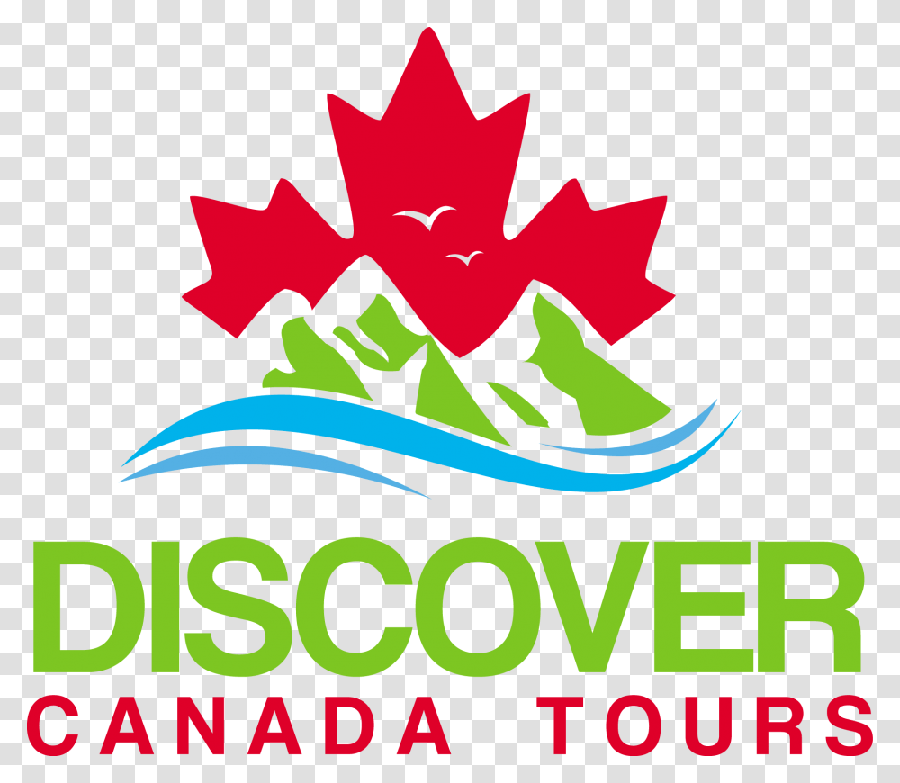 Discover Canada Tours Logo Discover Canada Tours, Leaf, Plant, Poster, Advertisement Transparent Png