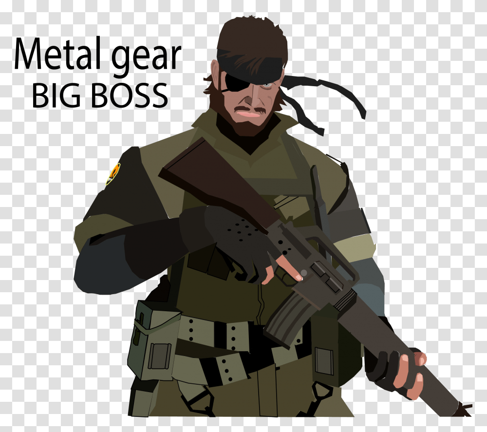 Discover Ideas About Metal Gear Big Boss, Military Uniform, Person, Human, Army Transparent Png