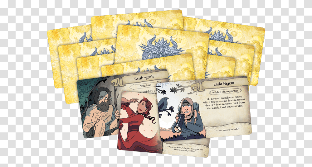 Discover Lands Unknown Cards, Person, Human, Comics, Book Transparent Png