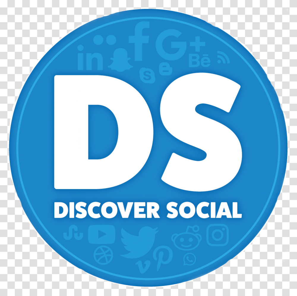 Discover Social Social Media Agency Circle, Label, Number Transparent Png