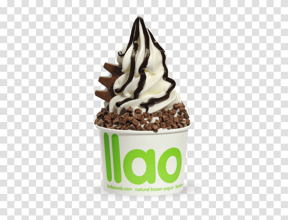 Discover The Best Frozen Yogurt Llaollao, Cream, Dessert, Food, Creme Transparent Png