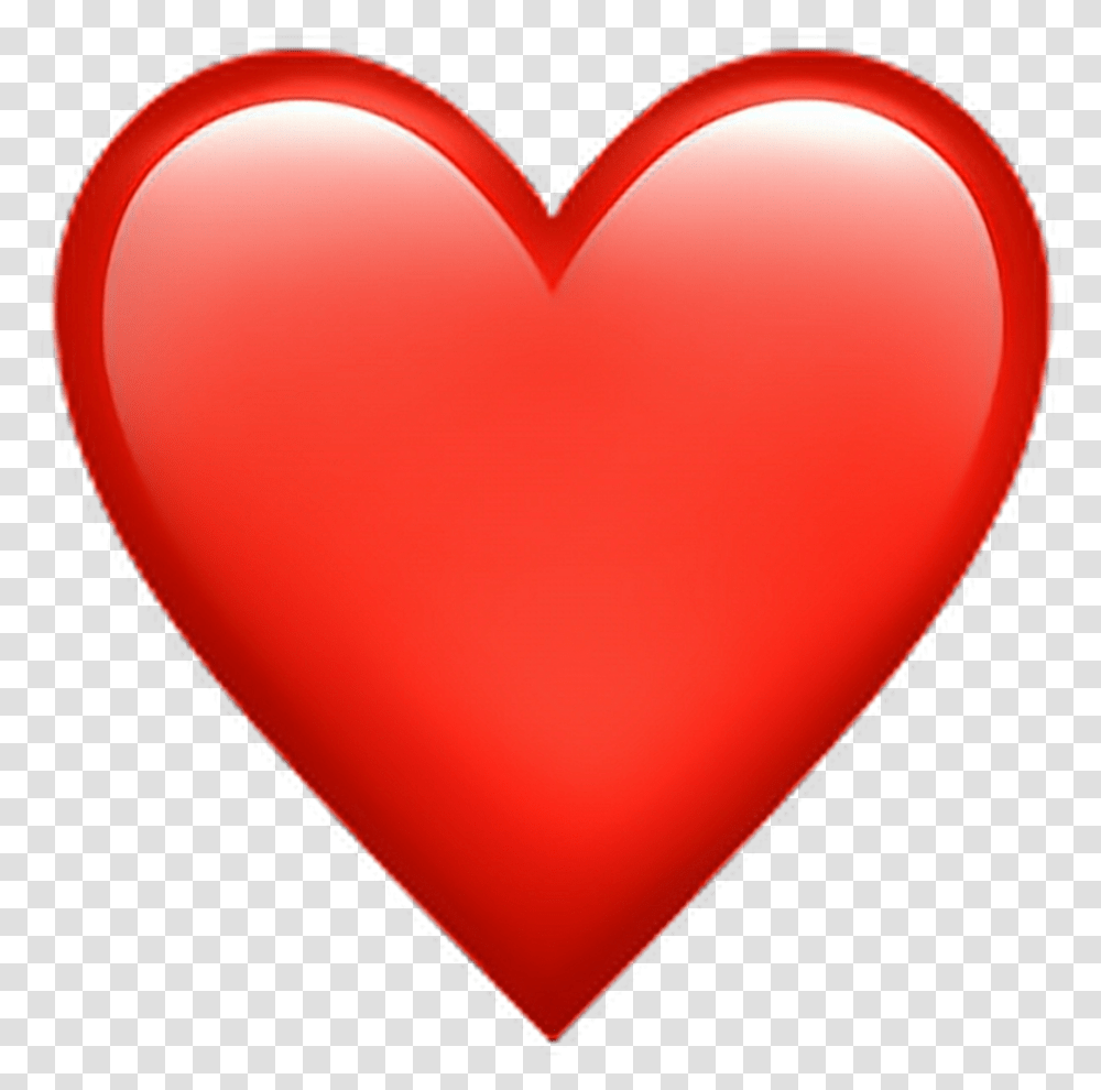 Discover The Coolest Red Heart Emoji Apple, Balloon, Cushion, Pillow Transparent Png
