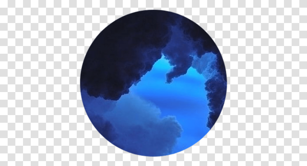 Discover Trending Freetoedit Stickers Blue Aesthetic Aesthetic Tumblr Clouds, Nature, Outdoors, Moon, Outer Space Transparent Png