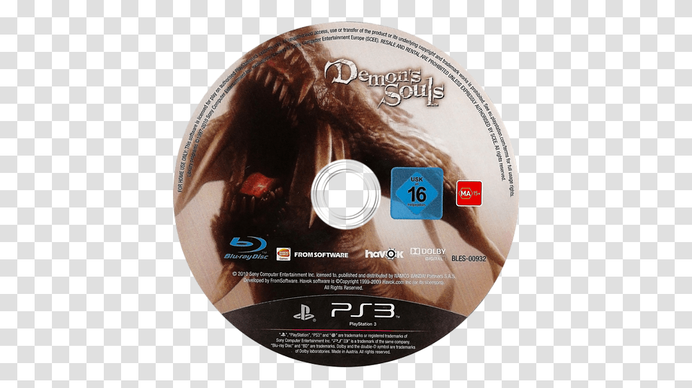 Discs Europe Disc Submissions Emumovies Demon Souls Dragon King, Disk, Dvd Transparent Png