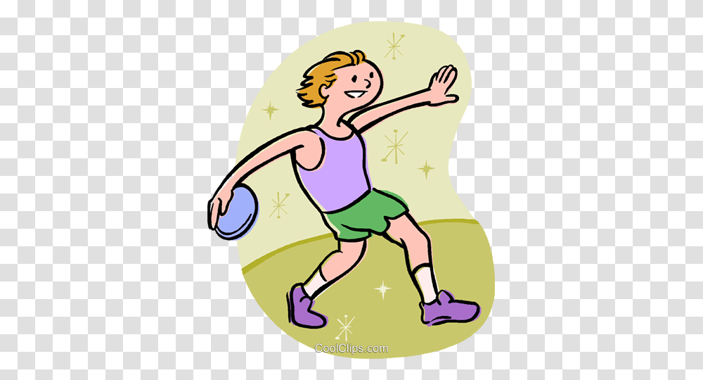 Discus Royalty Free Vector Clip Art Illustration, Female, Girl, Bird, Frisbee Transparent Png