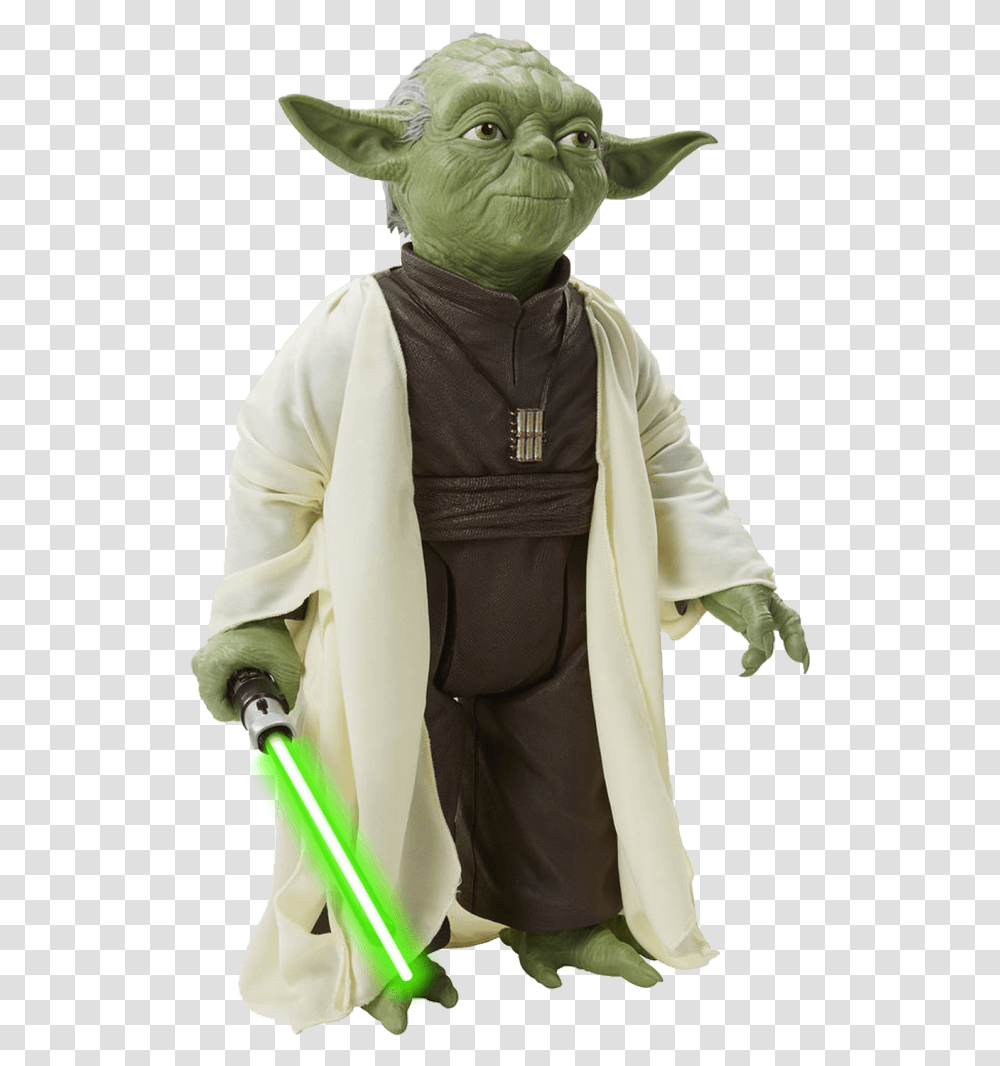 Disfraz Yoda Giant Star Wars Toys, Coat, Hood, Person Transparent Png