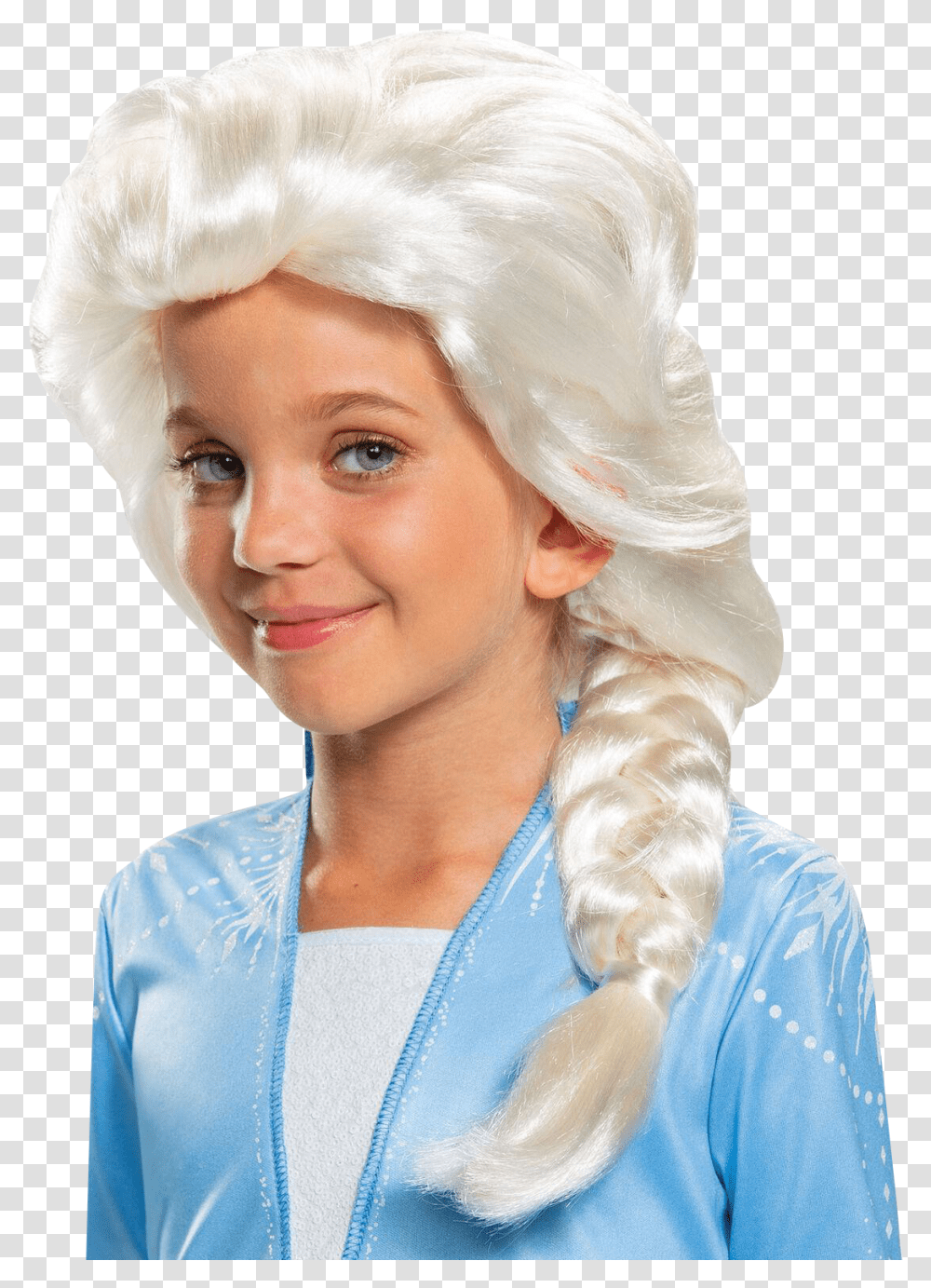 Disguise Disney Frozen 2 Elsa Child Blonde Wig Licensed Costume Accessory Costume, Hair, Clothing, Person, Head Transparent Png
