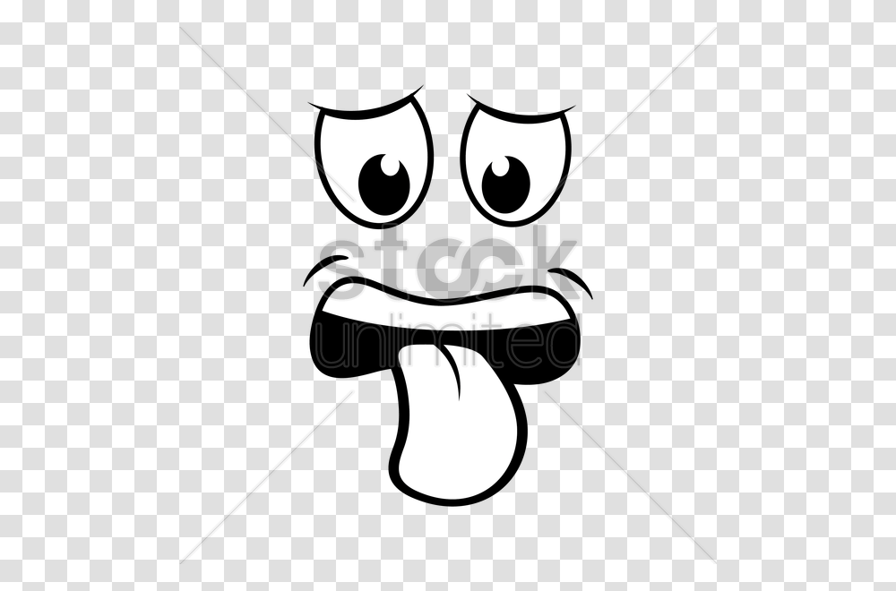 Disgusted Expression Vector Image, Stencil, Pole Vault, Sport, Acrobatic Transparent Png
