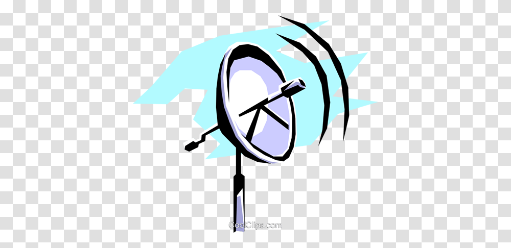 Dish Antenna Royalty Free Vector Clip Art Illustration, Electrical Device, Clock Tower, Architecture, Building Transparent Png