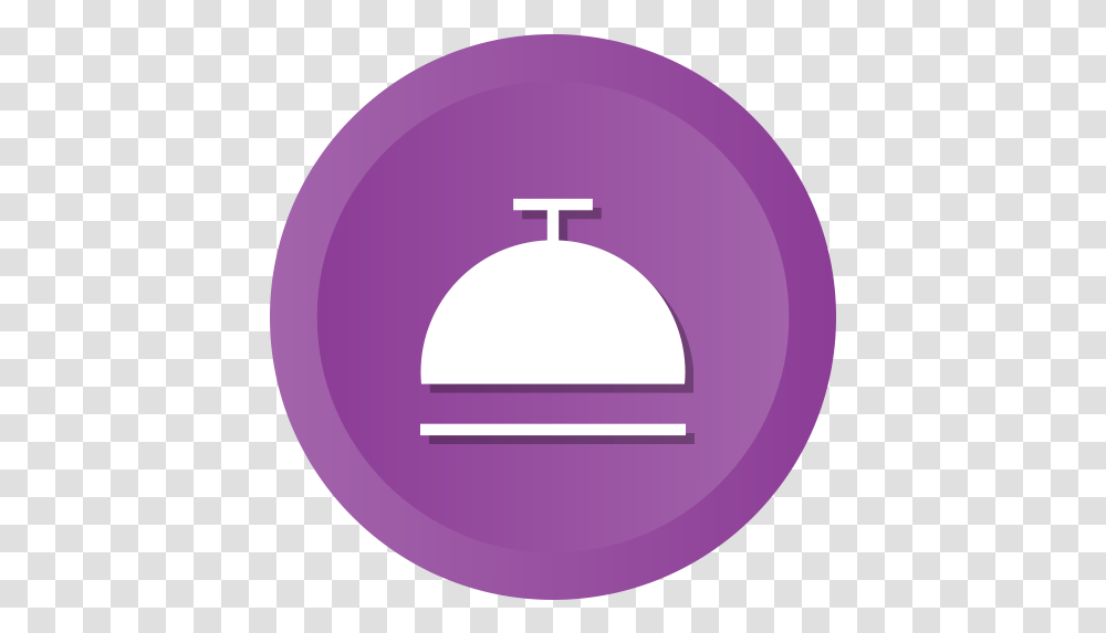 Dish Dome Food Kitchen Restaurant Icons Restaurant Purple, Sphere, Text, Building, Symbol Transparent Png