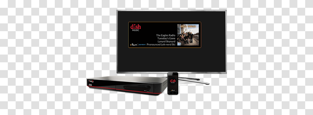 Dish Music App And Channels Electronics Brand, Monitor, Screen, Display, LCD Screen Transparent Png