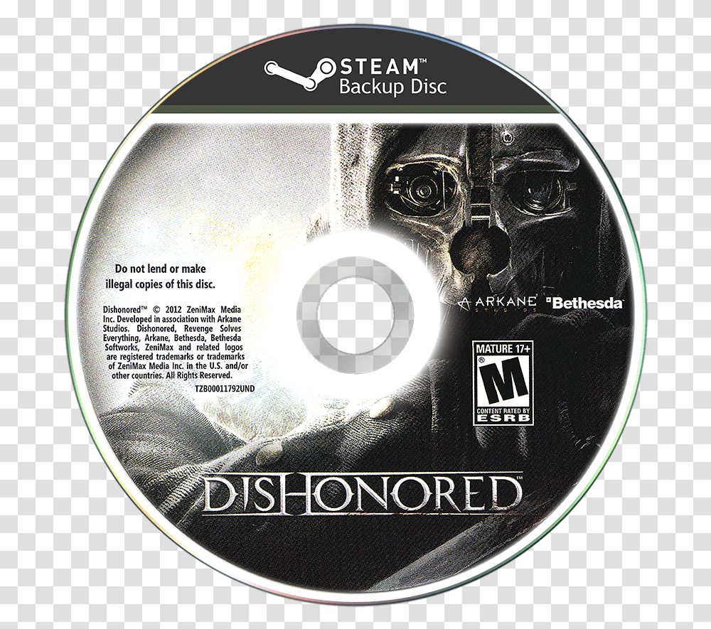 Dishonored Details Launchbox Games Database Optical Storage, Disk, Dvd Transparent Png