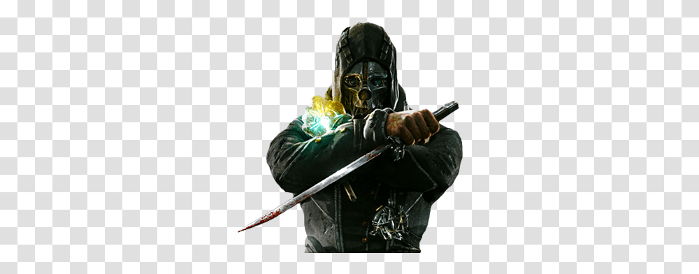 Dishonored Image Corvo Attano, Ninja, Person, Human, Weapon Transparent Png