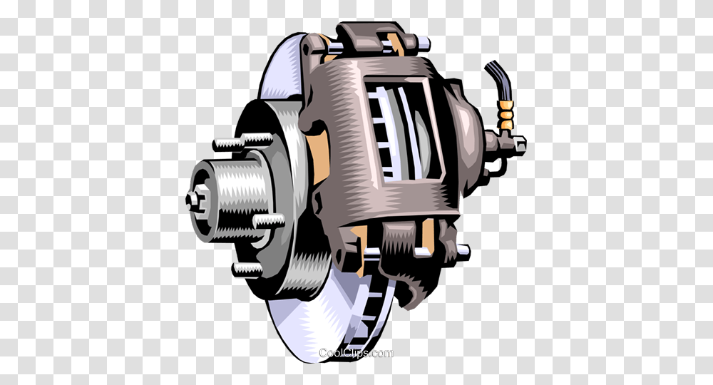 Disk Brakes Industry Royalty Free Vector Clip Art Illustration, Machine, Motor, Engine, Grenade Transparent Png