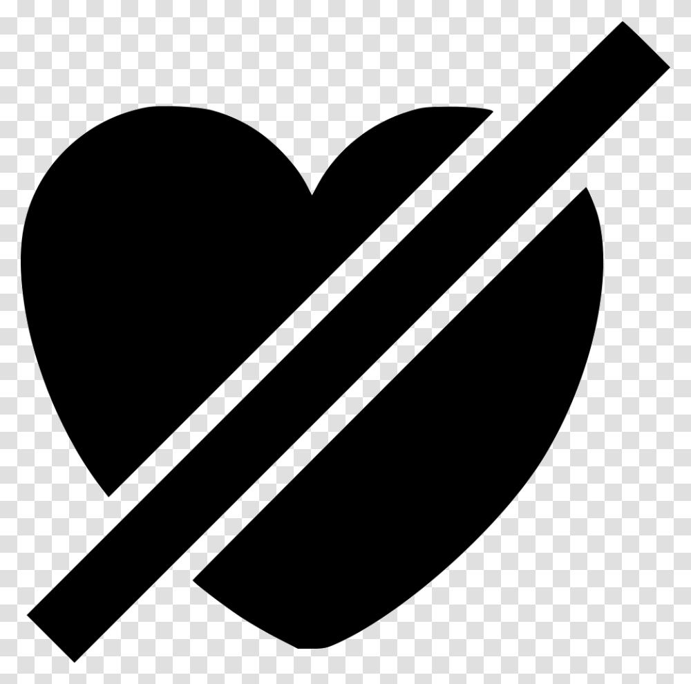 Dislike Function Heart Hate Function Hate Icon, Stencil, Silhouette Transparent Png