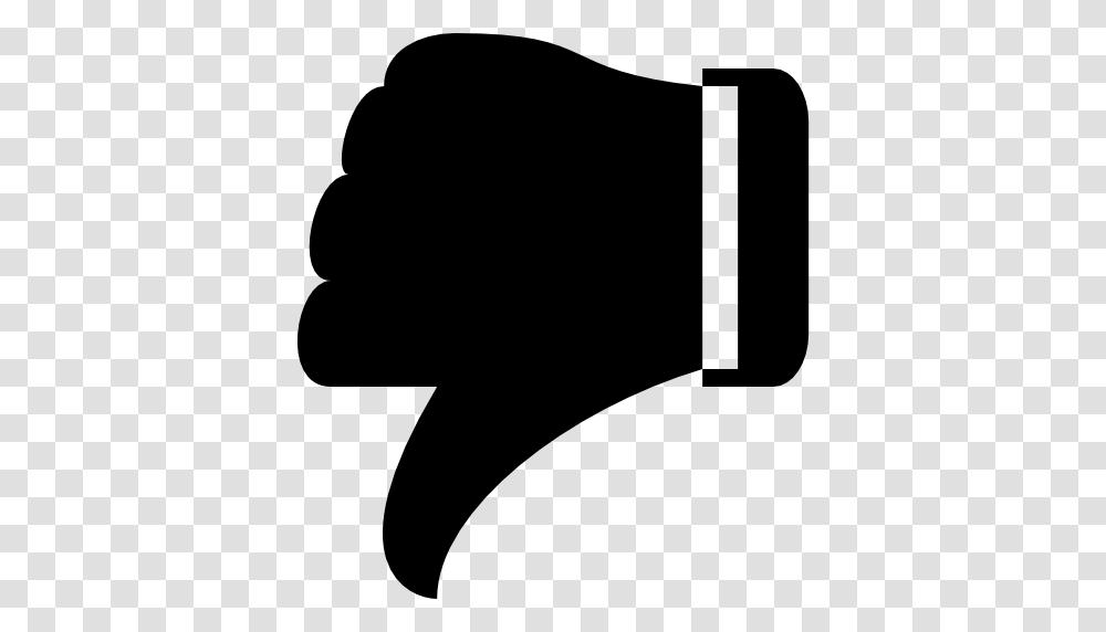 Dislike, Silhouette, Hand, Axe Transparent Png
