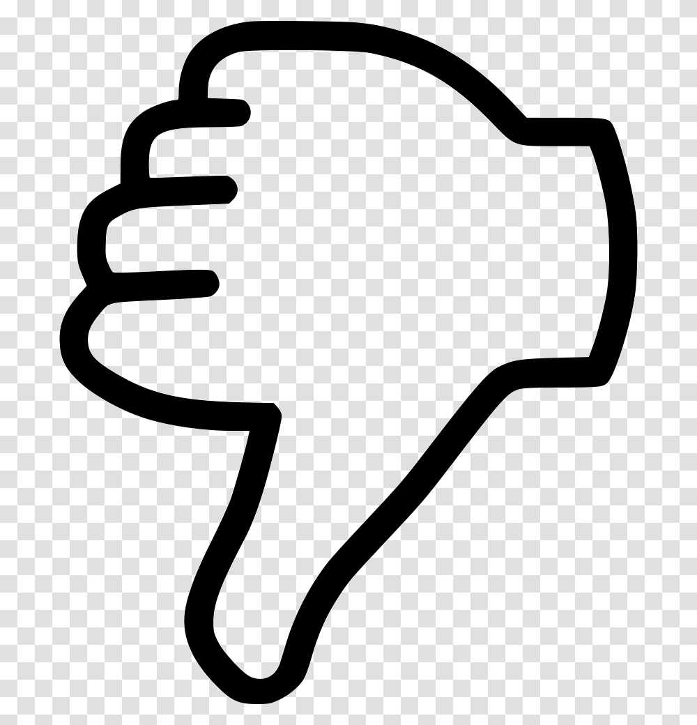 Dislike, Stencil, Hand, Bow Transparent Png
