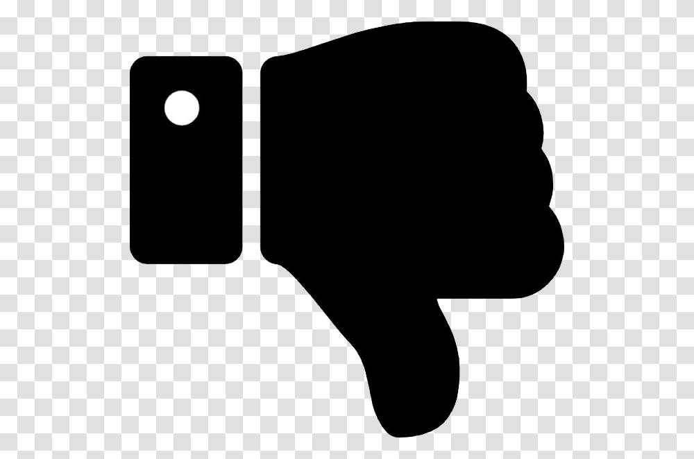 Dislike Thumbs Down Vector Icon, Silhouette, Curling, Sport, Sports Transparent Png