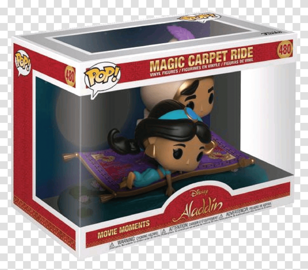 Disney Aladdin Magic Carpet Aladdin Magic Carpet Funko, Box, Figurine, Toy, Goggles Transparent Png