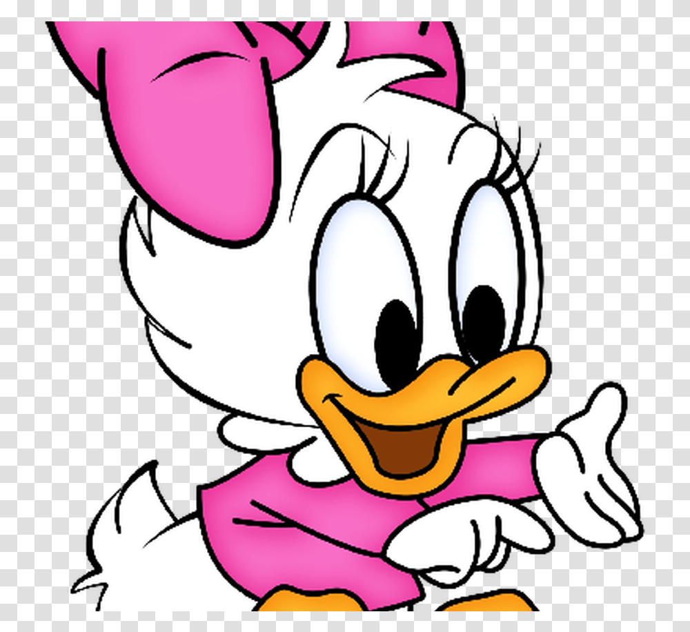 Disney And Cartoon Baby Images Baby Daisy Duck Baby Daisy Duck, Performer, Pillow, Cushion Transparent Png