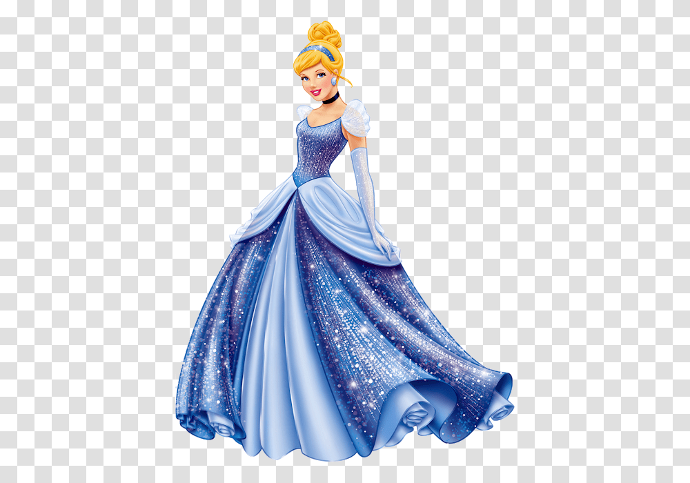 Disney Animated Cinderella Dress, Apparel, Figurine, Female Transparent Png