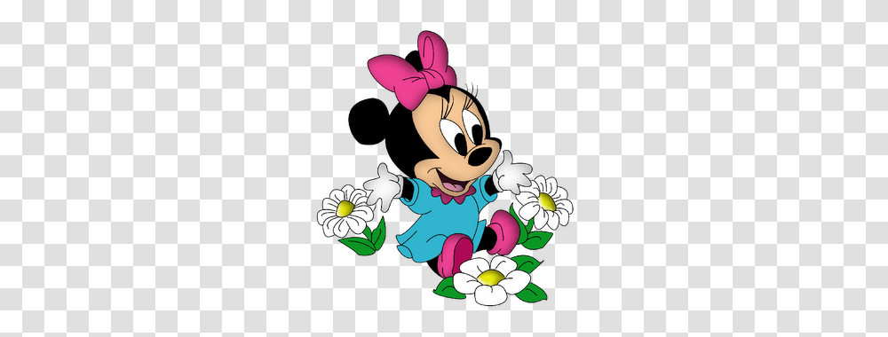 Disney Babies Clip Art Baby Minnie Mouse, Elf, Floral Design, Pattern Transparent Png