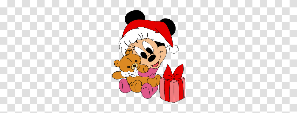 Disney Babies Clip Art Cartoon Christmas Clip Art Mickey, Gift, Elf, Christmas Stocking Transparent Png