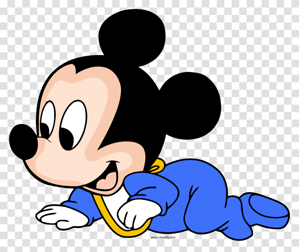 Disney Baby Mickey Crawl Clipart, Video Gaming, Washing, Face Transparent Png