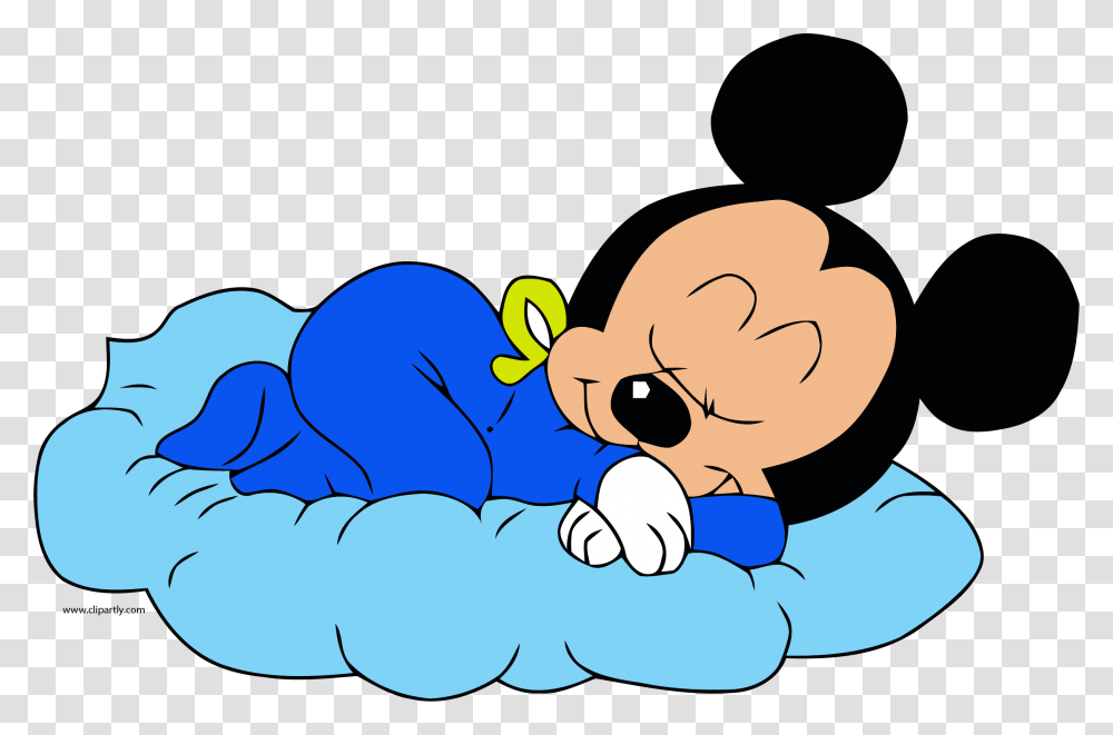 Disney Baby Mickey Sleeping Clipart, Hand Transparent Png
