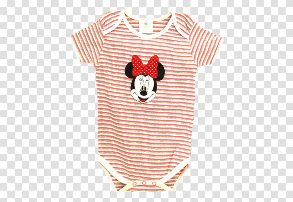 Disney Baby Minnie Mouse Stripes BodysuitsTitle Girl, Apparel, T-Shirt, Sweets Transparent Png