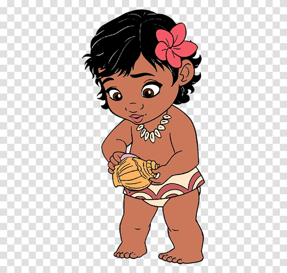 Disney Baby Moana Cartoon Baby Moana Clipart, Toy, Person, Human, People Transparent Png