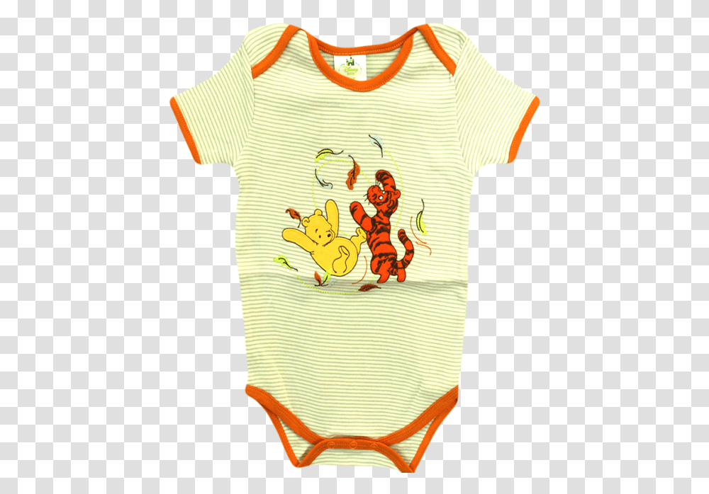Disney Baby Winnie The Pooh Grey Stripes Bodysuits Cartoon, Apparel, T-Shirt, Undershirt Transparent Png