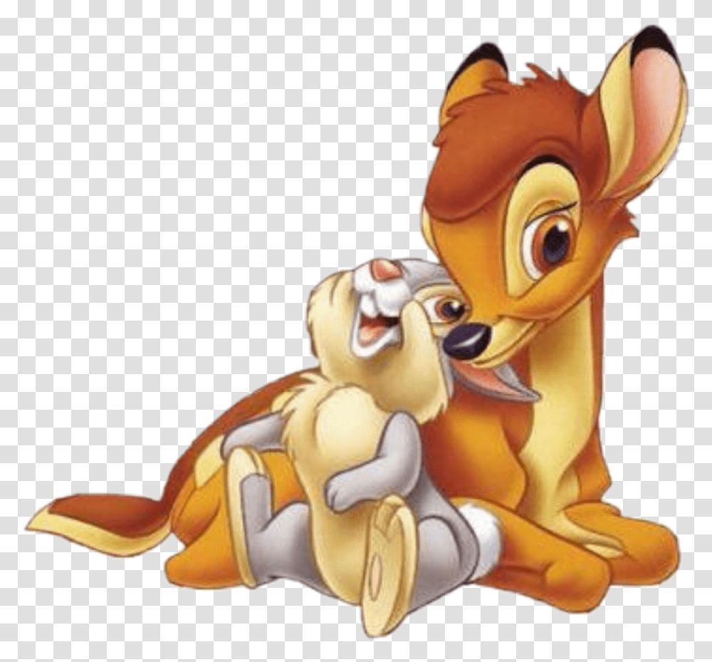 Disney Bambi Thumper Cute Bambi And Thumper Love, Toy, Figurine, Mammal, Animal Transparent Png
