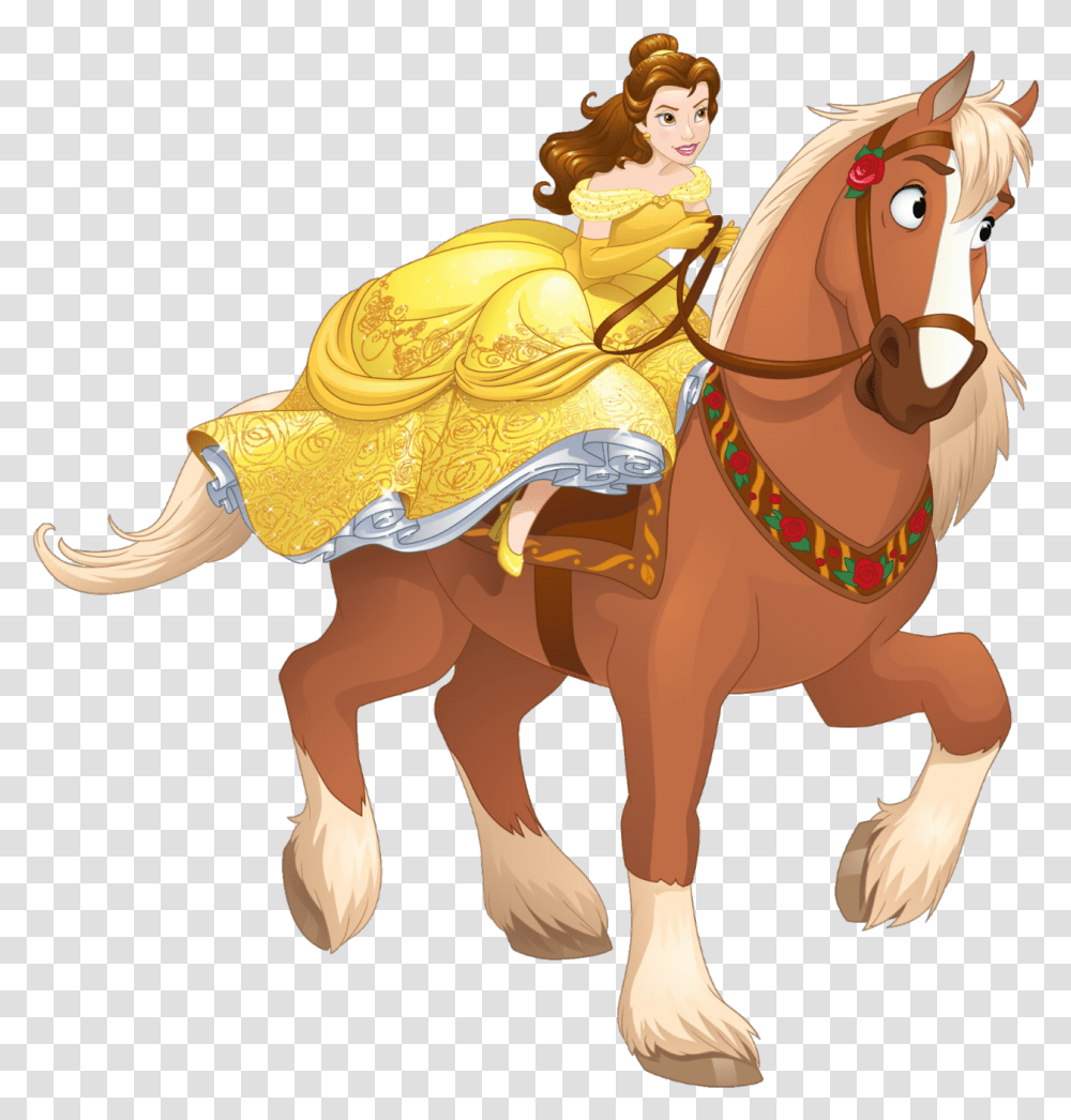 Disney Beauty And The Beast Philippe, Horse, Mammal, Animal, Figurine Transparent Png