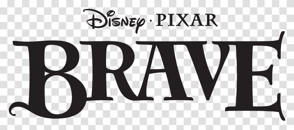 Disney Black Logo Disney Svg Black And White Brave Logo, Word, Label, Alphabet Transparent Png
