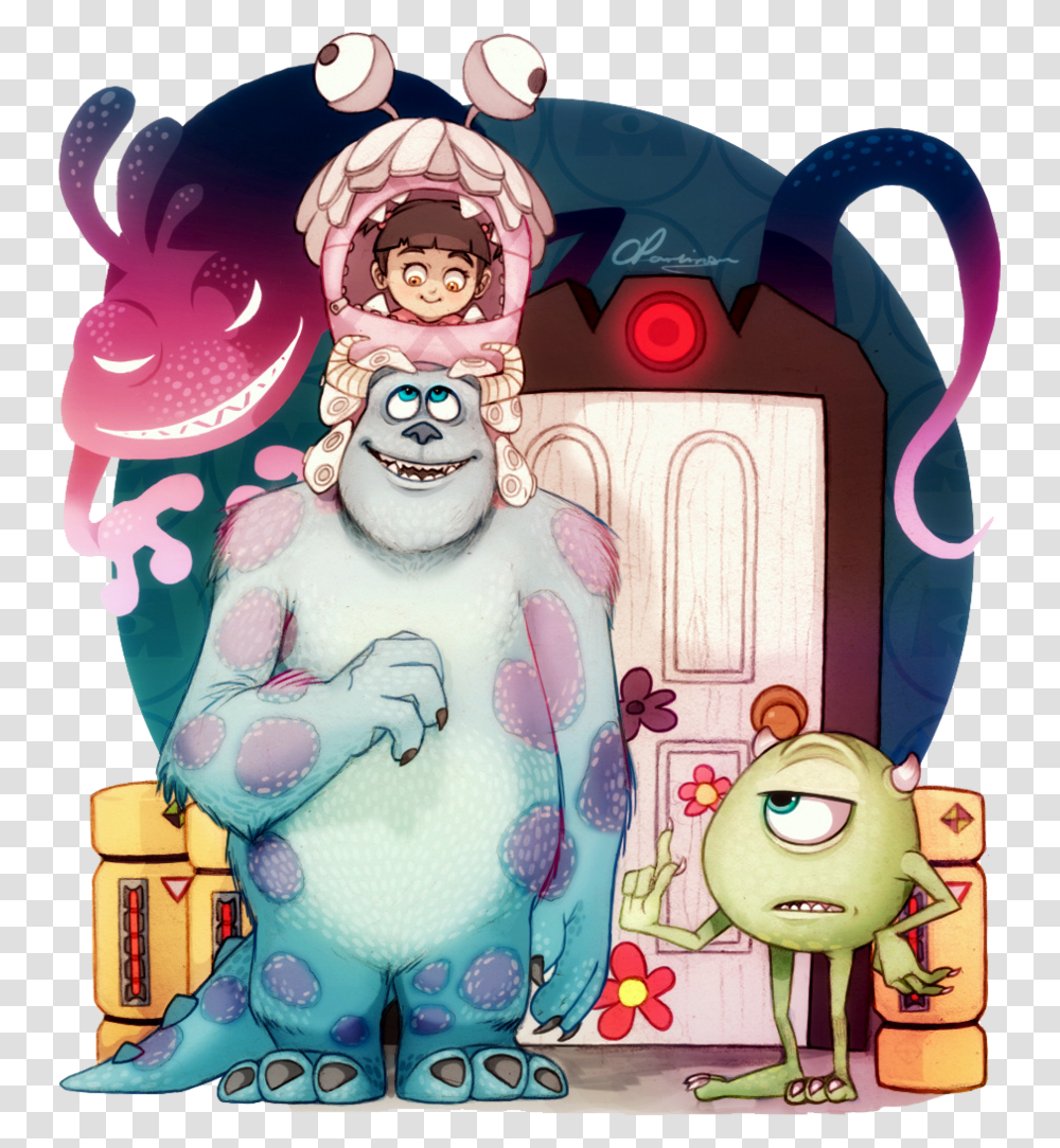 Disney Boo And Monsters Inc Image Monster E Co Fan Art, Poster, Advertisement, Collage Transparent Png