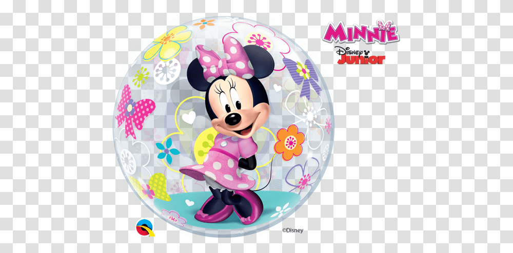 Disney Bow Tique Balloon Minnie's Bubbles Balloon Bow Tique, Purple, Sphere Transparent Png