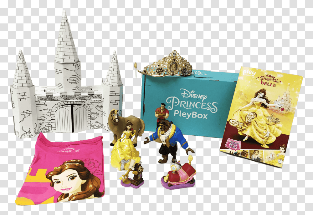 Disney Box Contents Disney Princess Mystery Box, Figurine, Person, Human, Paper Transparent Png