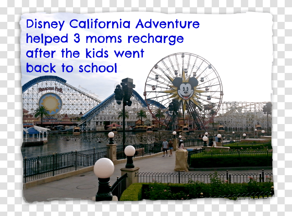 Disney California Adventures Helped 3 Moms Recharge California, Person, Human, Amusement Park, Theme Park Transparent Png