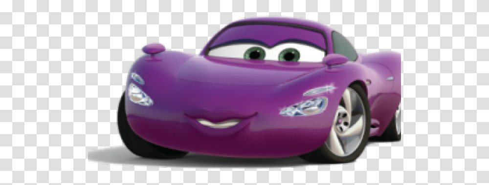 Disney Cars Cars 2 Main Characters Download Purple Car From Cars, Bumper, Vehicle, Transportation, Helmet Transparent Png