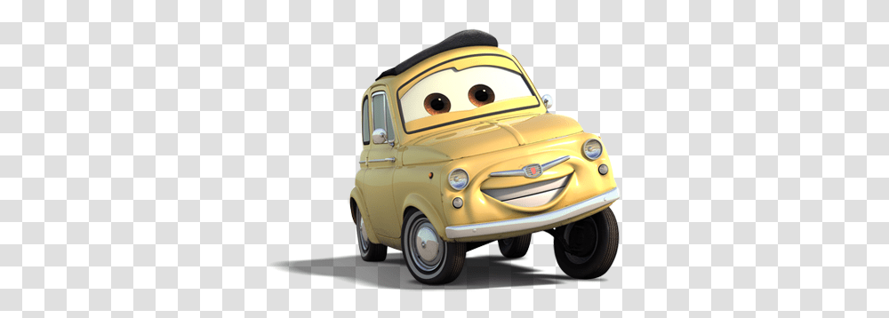 Disney Cars Character Image Luigi Cars, Vehicle, Transportation, Tire, Wheel Transparent Png