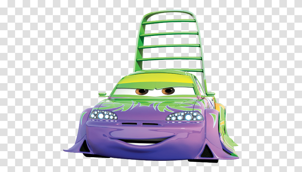 Disney Cars Purple Car From Cars, Bumper, Vehicle, Transportation, Chair Transparent Png