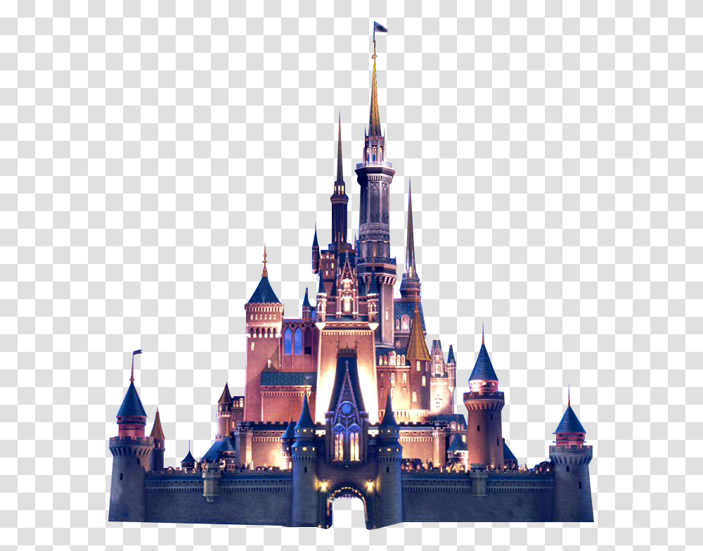 Disney Castle, Architecture, Building, Spire, Tower Transparent Png