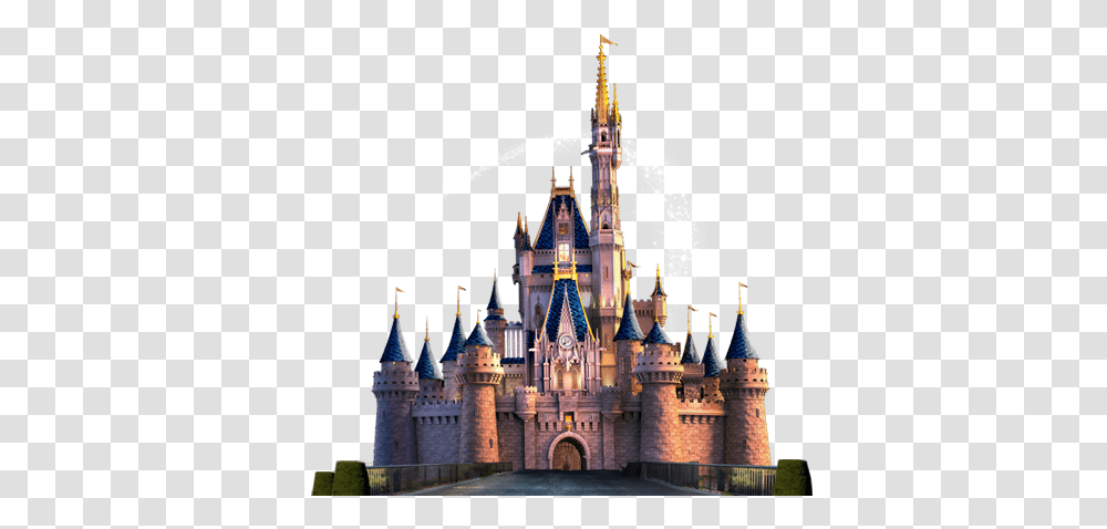 Disney Castle Creative Colorful Luminous Lighting Disn Disney Castle, Spire, Tower, Architecture, Building Transparent Png