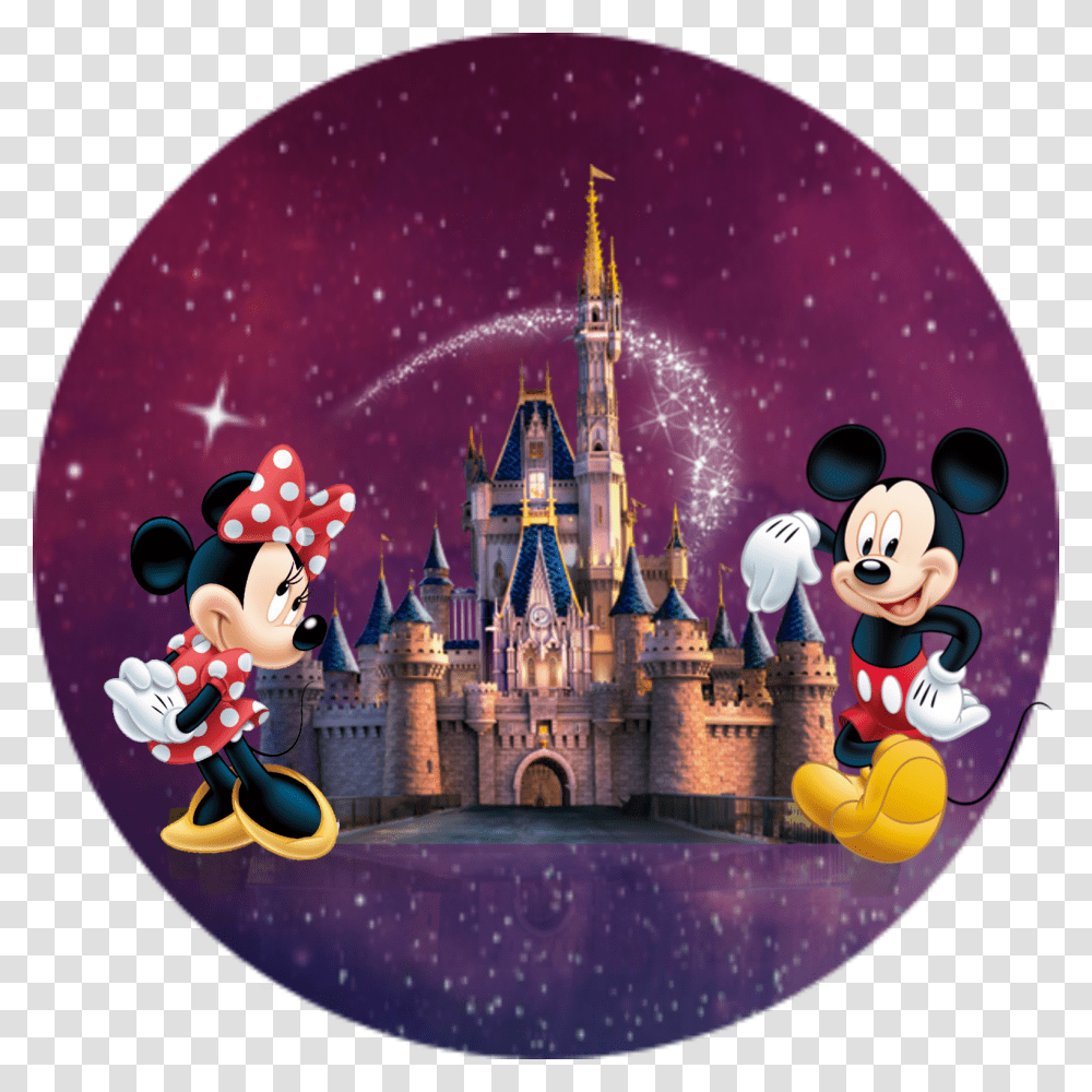 Disney Castle Disneycastle Disneyworkd Mickey Mickey Minnie Disney Castle, Purple, Dvd, Disk, Super Mario Transparent Png